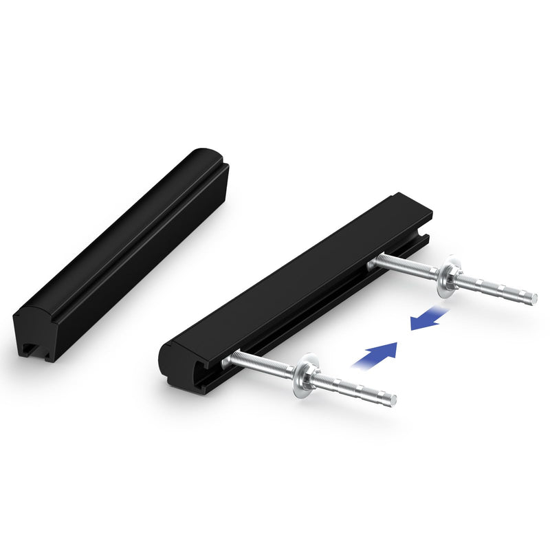 Peaha 10 Pack Adjustable Black Cabinet Pulls (25-102mm) Hole Distance Drawer Pulls, Adjustable Cabinet Pulls for Kitchen Cabinets 25-102mm