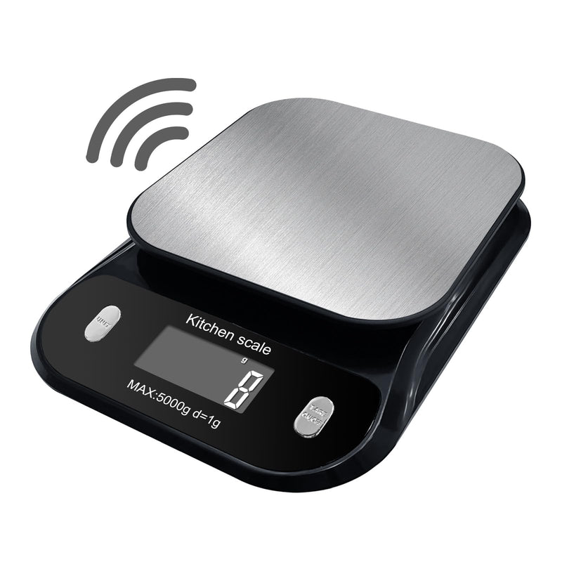 MAUJOY Clear and Loud North American Accent Talking Digital Kitchen Scale, Large Screen, Large Numbers, Accurate Weighing, Suitable for Visually impaired and Elderly People