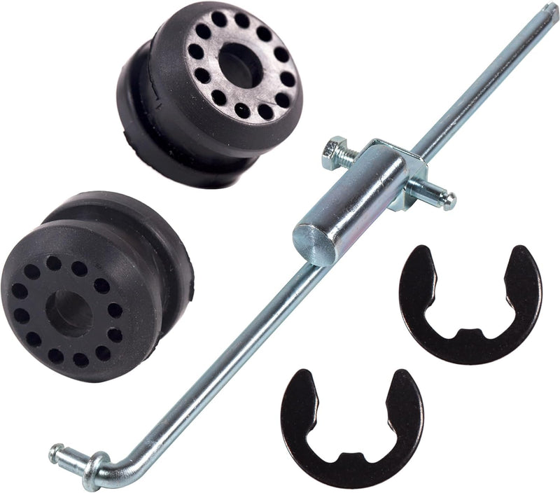 55366066AB for Dodge RAM Transfer Case Shifter Control Linkage+2 Clip+68078974AA Grommet Bushing 2005 2006 2007 2008 2009 2010 2011 2012 Ram 1500 2500 3500 4500 5500 PICK UP 4x4 4WD 68078974AA,926-884 55366066AB +2 Clip