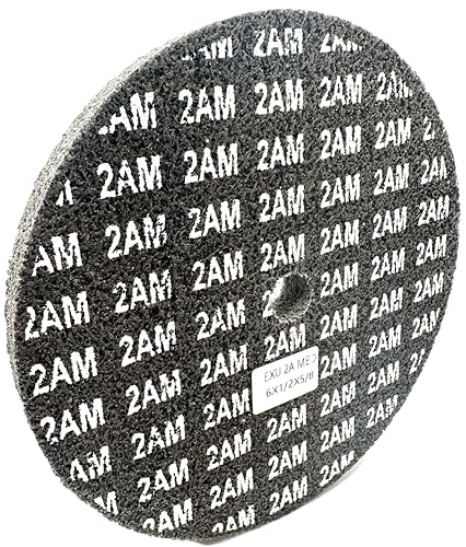 EXL Unitized Wheel 6" x 1/2" x 5/8", 2A Medium, 28023 6" x 1/2" x 5/8"