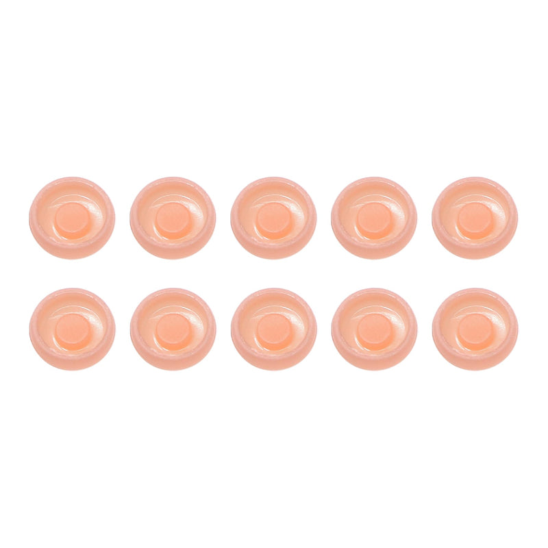 10 Pcs Overdenture Male Caps Replacement Male Caps 2.4 lbs (Pink Strong Retentive Cap 2.4 lbs) Pink Strong Retentive Cap 2.4 lbs