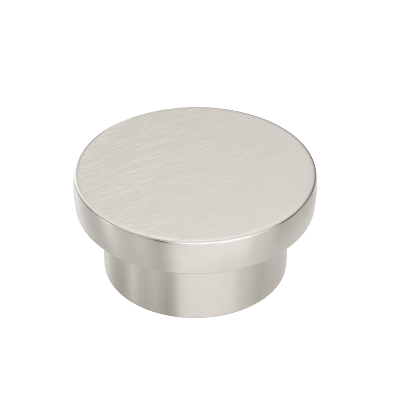 homdiy 15 Pack Cabinet Knobs Brushed Nickel Drawer Knobs Zinc Kitchen Cabinet Knobs Solid Dresser Knobs for Desk Drawers Cupboard Hardware Hardware