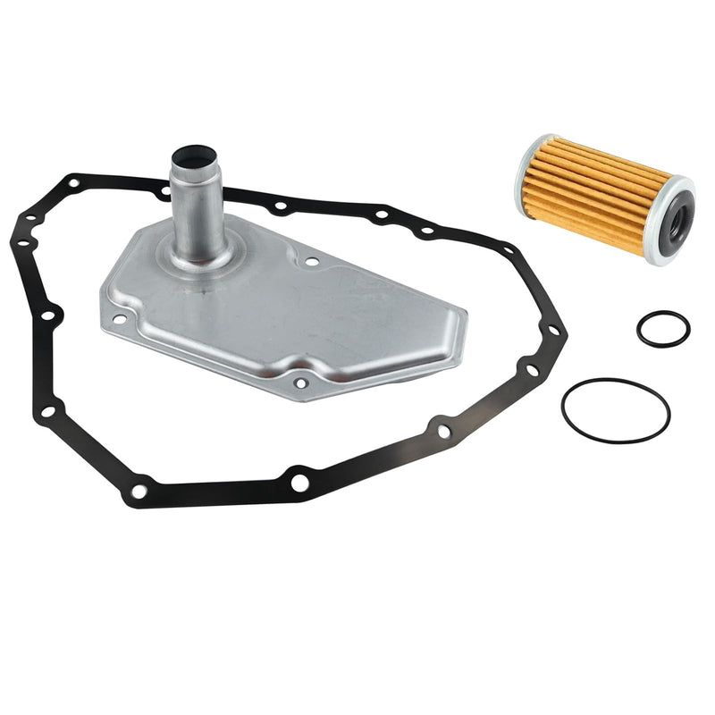 RE0F11A CVT Transmission Filter Oil Pan Gasket Kit Compatible With Nissan 2013-2019 Sentra 1.8L,2012-2019 Versa 1.6L,2014-2019 Versa Note 1.6L 33010-JF015 31726-28X0A 31726-3JX0A 19318012