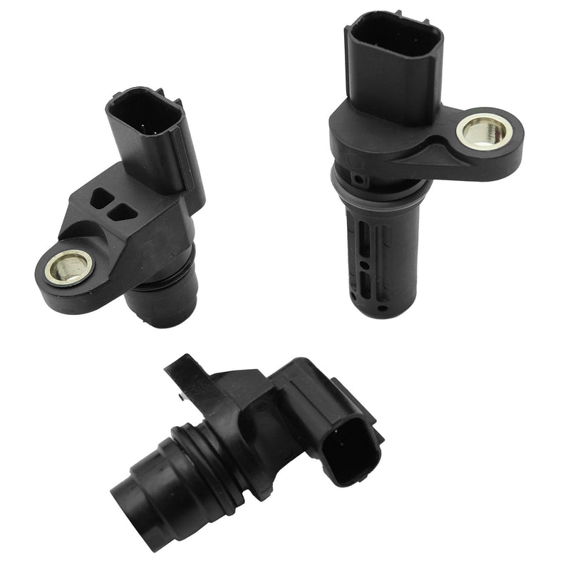 Engine Camshaft Position Sensor Intake Exhaust Side and Crankshaft Position Sensor Kit for Honda Acura TSX 2004-2008 Honda Accord 2003-2007 Element 2003-2011 2.4L 37510-RAA-A01 37510-PNA-003
