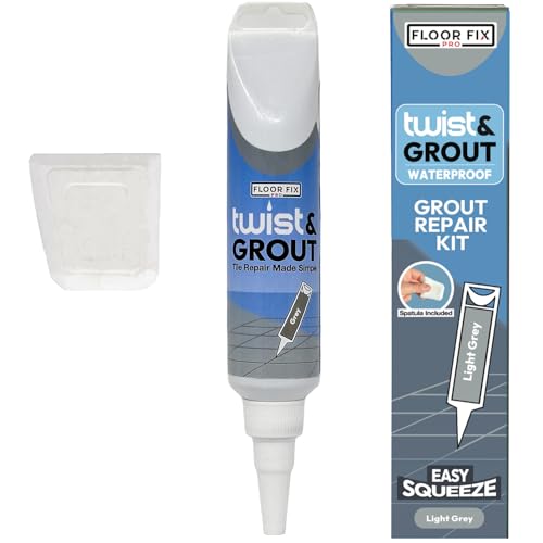 from Floor-Fix Pro Premixed Tile Grout Repair Kit, Light Gray