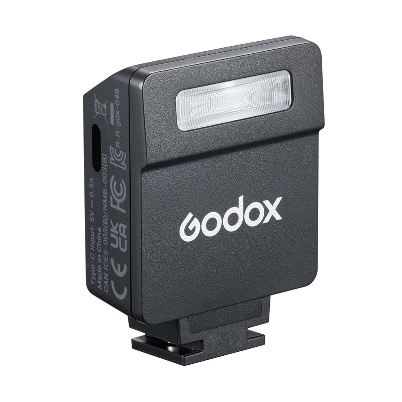 Godox iM22 iFlash Camera Flash and Lightweight Portability Single-Contact Hotshoe Lithium Battery Type-C Charging 440 Full-Power Flashes