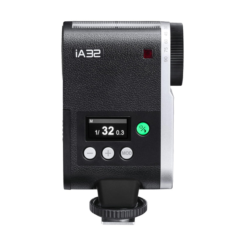 Godox iA32 iFlash Camera Flash,Auto and Manual Modes, Lightweight Portability Single-Contact Hot Shoe Flashes