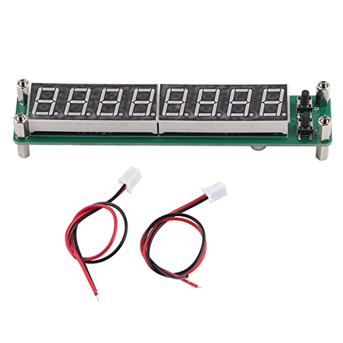 PLJ8LEDH RF Frequency Counter Cymometer Tester Module 0.1~1000MHz for Laboratory Test Industrial Production Equipment Inspection(Backlight Font Red) (Backlit Font Blue) Backlit font blue