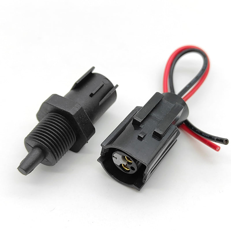 AE5Z12A647A Ambient Air Temperature Sensor & Connector Replacement for Ford Lincoln Mercury