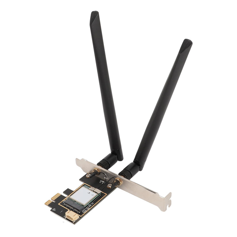 WiFi7 Card MT7925 PCIe Network Adapter, Bluetooth 5.3 5400Mbps Tri Band 2.4G 5G 6G Network Card, PCIEx1 WL Network Card Adapter for Linux, for OpenWrt, Support MU MIMO