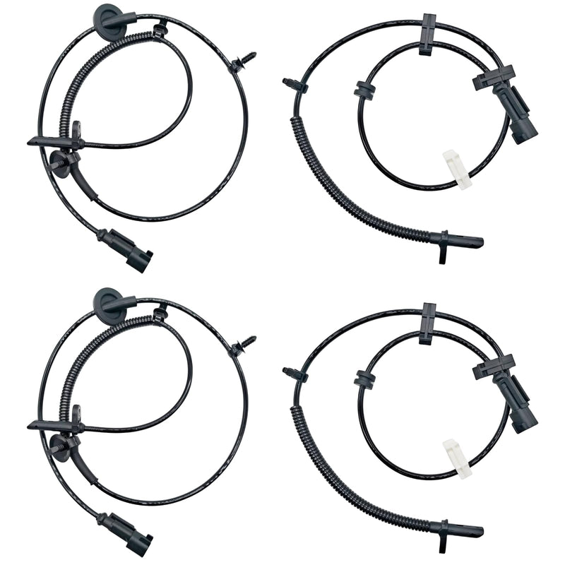 YOSTIPARTS Wheel Speed Sensor ABS Compatible with 12-16 Enclave 09-16 Traverse 07-16 Acadia 07-10 Outlook 3.6L 22739728 22951116 10391044 20883057 10390115 10390115 25832011 2-pc Front + 2-pc Rear