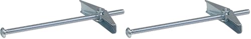 The Hillman Group Round Head Machine Screw Toggle Bolt 1/4' x 4' (Pack of 2) 1/4" x 4" (Pack of 2) 5 Pieces