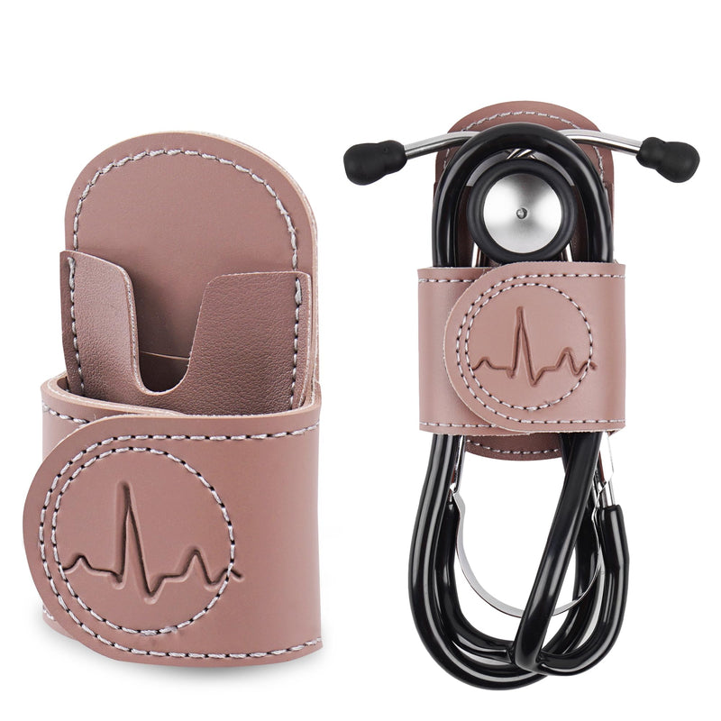 Stethoscope Holder Hip Clip.Night Shift Nurse Essentials Organizer,3M Littmann Stethoscope Belt Clip for Scrubs, Nursing Tools Holster Case,Teaching Stethoscope Holder &Accessories(1-Rose) 1-Rose 1 Pack