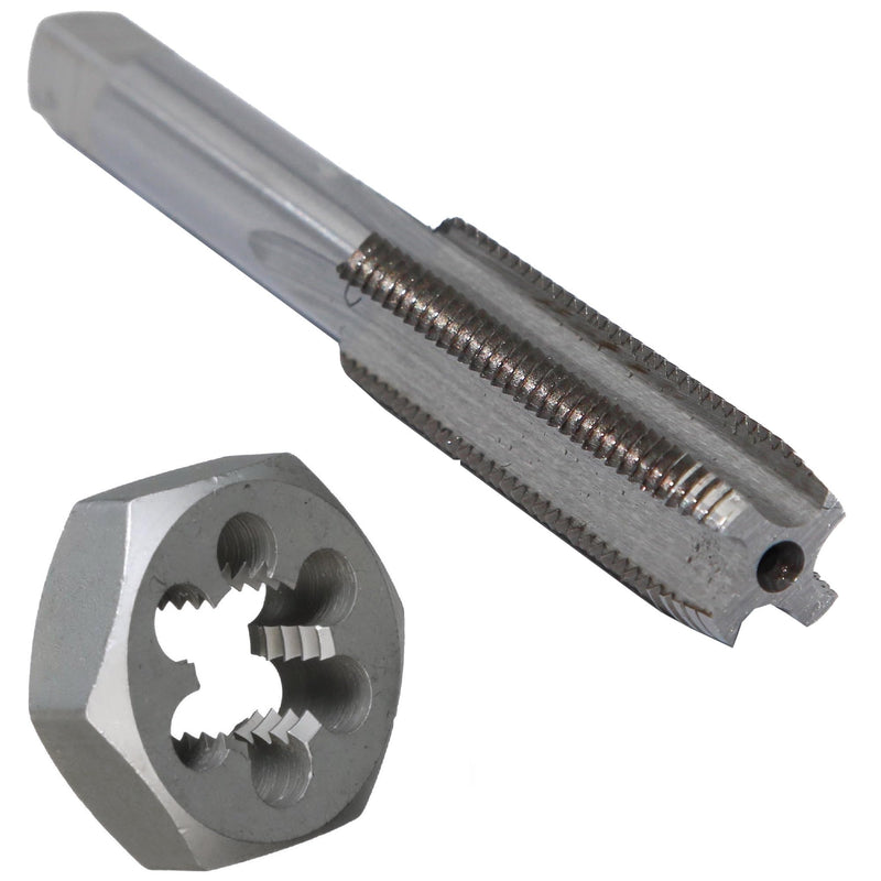 Drill America m22 X 1.5 Tap and Die Kit, HSS Plug Tap and Carbon Hex Die, POUT Series Tap and Hex Die