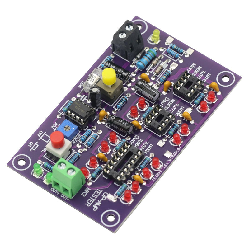 Operational Amplifier Tester ‌Operational Amplifier‌ Tester Module for Single Mono Dual Quad ‌Operational Amplifier‌ Chip High Speed Low Speed Differentiation Module Board