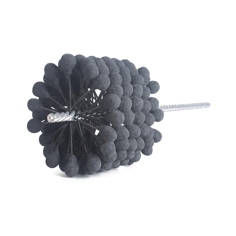 Garhgi 4-1/8"(105mm) Cylinder Hone Tool with 240 Grit Flexible Resilient Silicon Carbide Abrasive Balls for Large Stroke Engine Brake Rotors Pistons Crosshatching Deglazing on Steel Cast Iron Metal 4.125"(105mm)