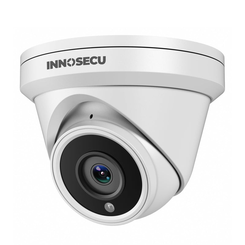 UltraHD 8MP PoE Camera, Security IP Dome Camera Outdoor Indoor, IP67, Built-in Mic, 2.8mm Lens Wide Angle 110°, Night Vision 100ft, Face Detection, Human&Vehicle Detection, IND8BR93A 8MP WHITE