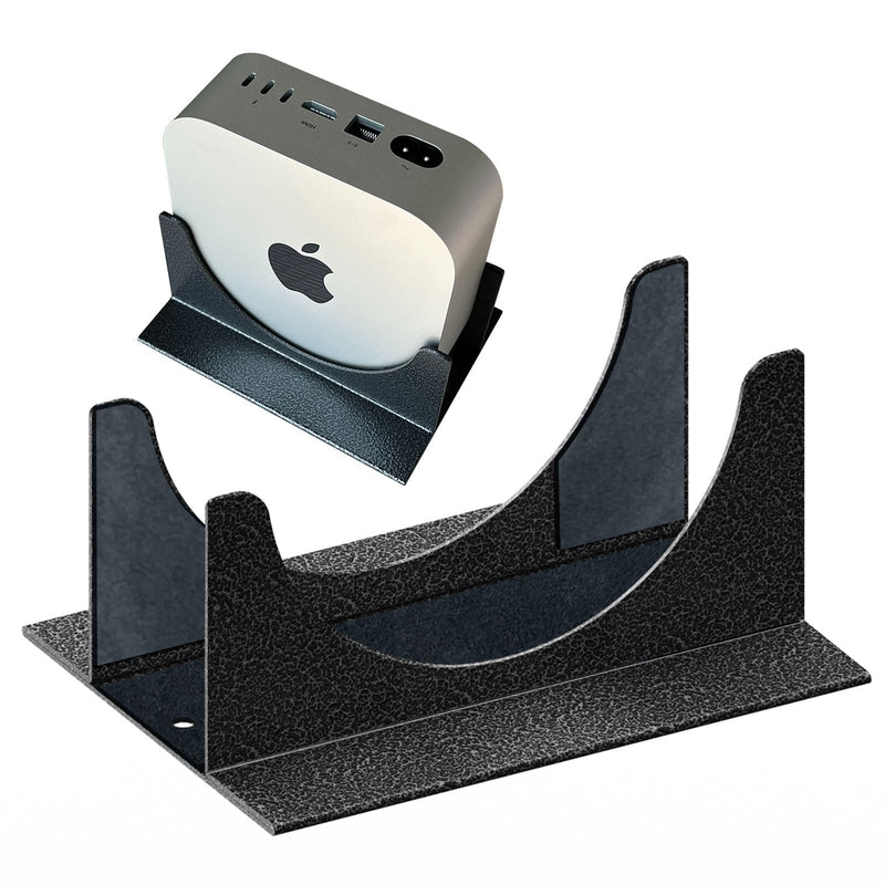 Mac mini Stand Vertical Laptop Holder Desk Mount - Fit for Mac mini M4 | Integrated molding, Metallic Paint