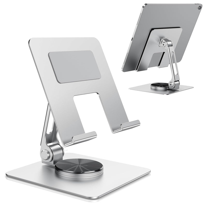 Tablet Stand 360° Rotating,Adjustable & Foldable, Super Sturdy Super Stable & Portable Tablet Holder for Office, Kitchen Compatible with iPad9.7,10.5,12.9, iPad Pro 11/12.9/13Air/Mini/Pro