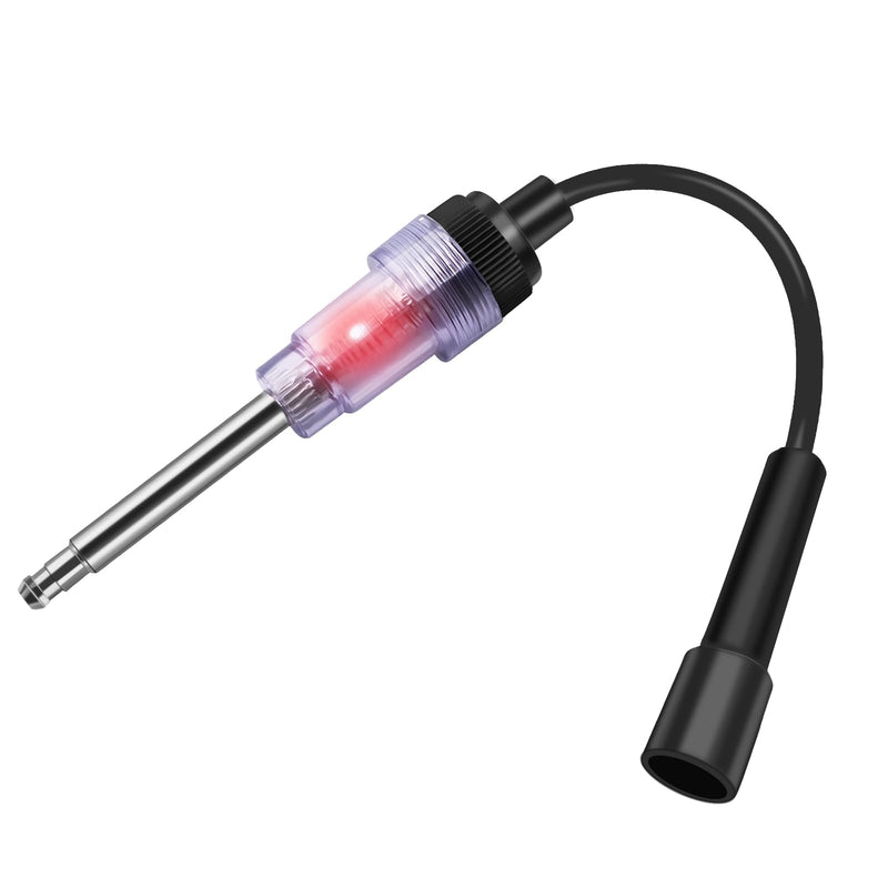 Wuyaoyao Inline Spark Plug Tester, Engine Ignition Tester Straight Boot Ignition Tester, Small Armature Diagnostic Detector Tool for Automotive, Car, Lawnmower, Motorcycles, Internal External Engine