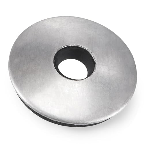 19x5.5x2.8mm Bonded Sealing Washers Stainless Steel EPDM Rubber Backed Screw Gasket - 100 Pcs Pack M5.5 * 19 19*5.5*2.8mm