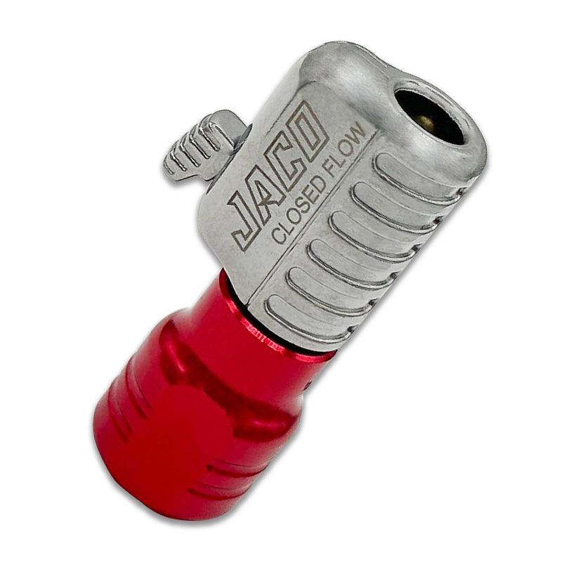 JACO Lightning S2-Series Tire Air Chuck - 1/4" F-NPT (Closed Flow) Straight Lock-on Closed Flow 1-Pack