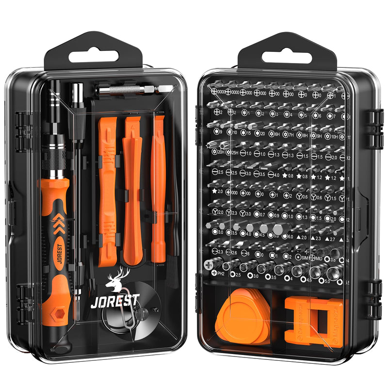  [AUSTRALIA] - JOREST 117 in 1 Precision Screwdriver Set, Tool Gifts for Men, Mini Repair Tool Kit with Torx Triwing Bits, Repair for Computer, Macbook, Laptop, PC, RC, PS5, iphone, Electronics, XBOX, Glasses