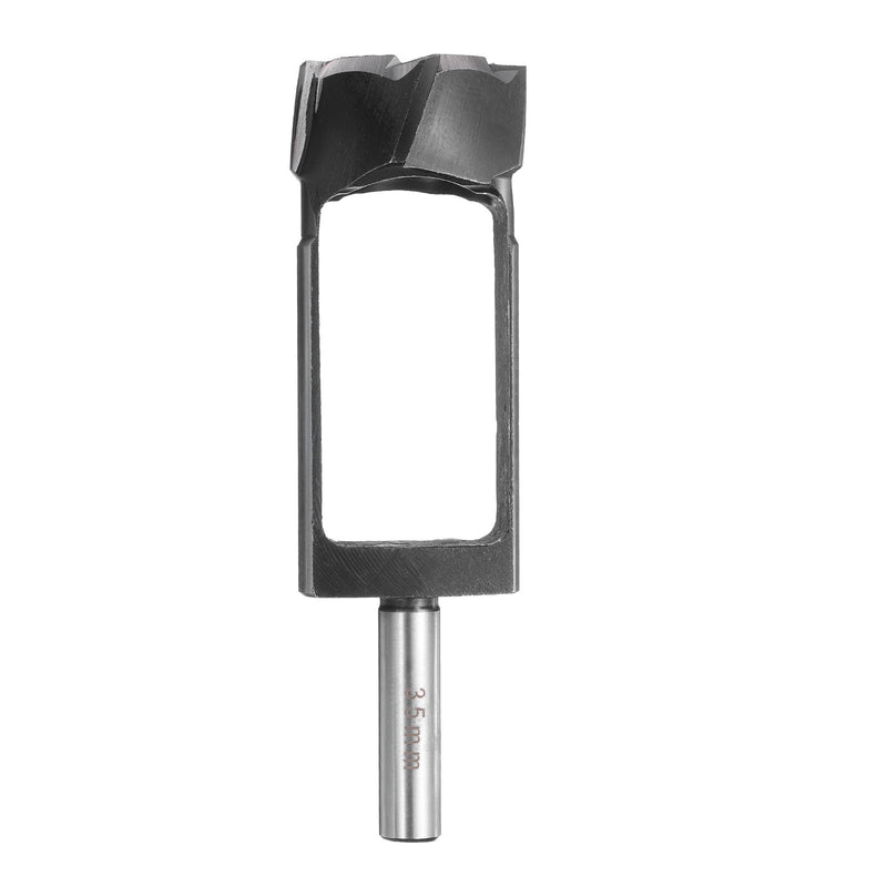HARFINGTON Wood Tenon Dowel Plug Cutter 35mm Metric Tenon Dowel Cutting Tools Drill Bit High Speed Steel Wood Plug Dowel Cutter with Round Shank for Woodworking Furniture Making