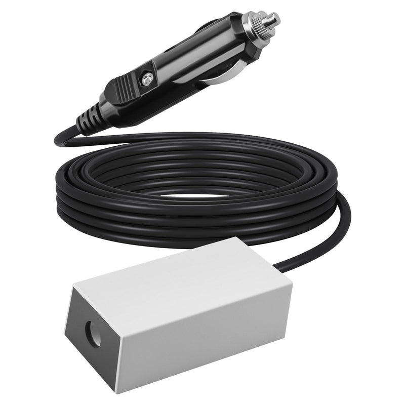 BarBaren for Starlink Mini Car Adapter, Starlink Mini 12V Adapter 30M/98FT Extended Range Cigarette Lighter Plug 12V to 36V DC Step Up Converter Power Cable for Cars gray