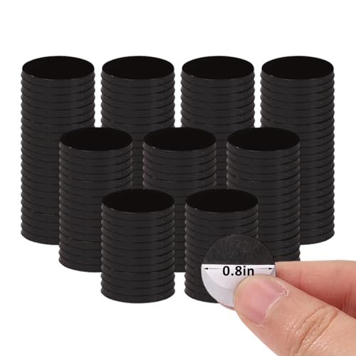 Magnetic Dots with Adhesive Backing 1″ x 0.08″, 120pcs Dia. 1" 120