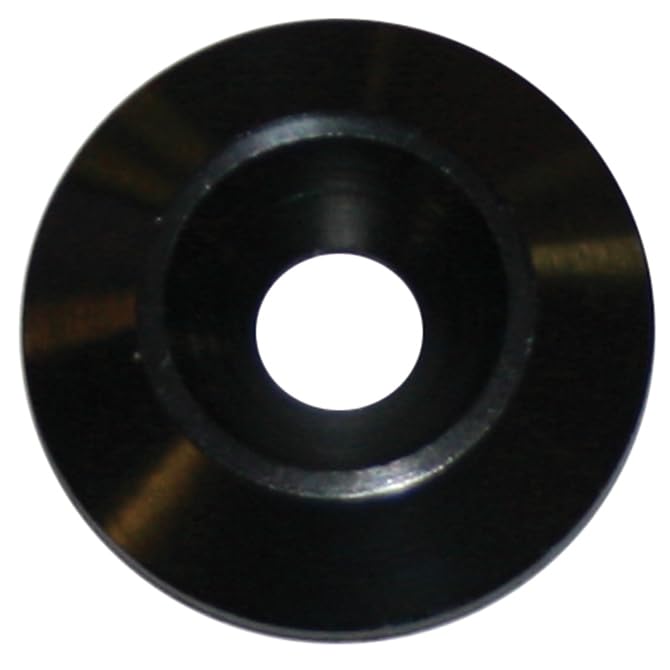 Tapered Hole Mounting Washer, 1" x .250" inch, Aluminum, Black, 10 Pack