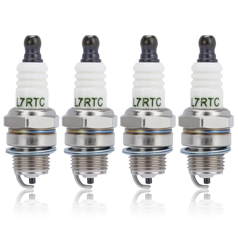 BPMR7A Spark Plug for NGK BPMR7A BPM7A Champion RCJ6Y RCJ7Y Torch LR7TC Sthil MS170 MS180 026 MS250 MS240 MS260 MS361 MS290 Chainsaw 4 PACK