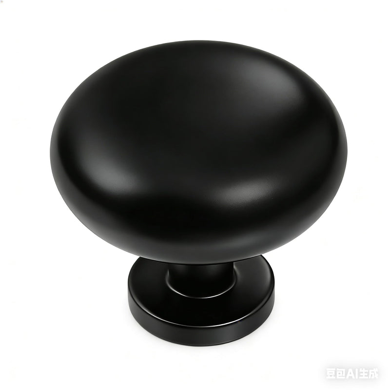 15 Pack Black Cabinet Knobs Matte Black Kitchen Dresser Knobs Aluminum Round Dresser Drawer Hardware Bathroom Hardware 15