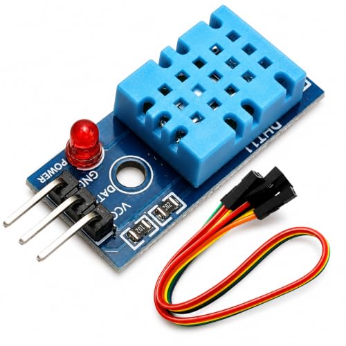 6 Sets Digital Temperature & Humidity Sensor Modules, Compatible with DHT11 6PCS-with DHT11