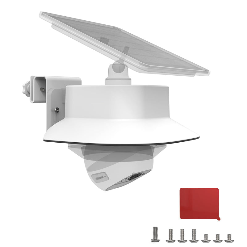 HOLACA Rain Shade Cover & Gutter Mount Compatible with Eufy Security SoloCam E30/E42 Eufy Security 4G LTE Cam S330 Solar Security Camera（1 Pcak）