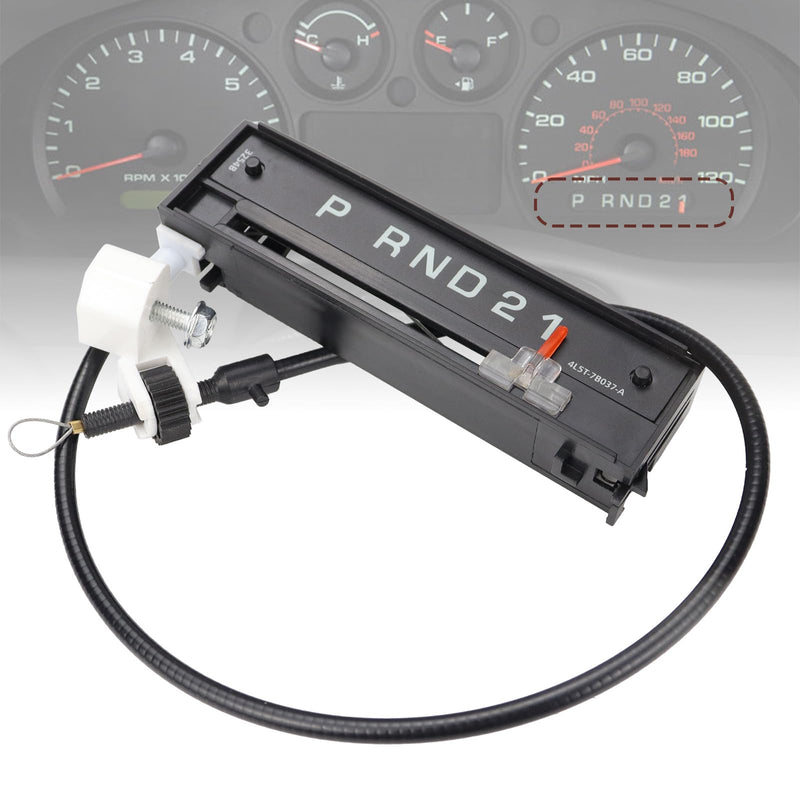 USTAR Indicator Assembly Compatible with Ford Ranger 2004-2011 Gear Shift Indicator Cable Replace 6L5Z-7A110-AA