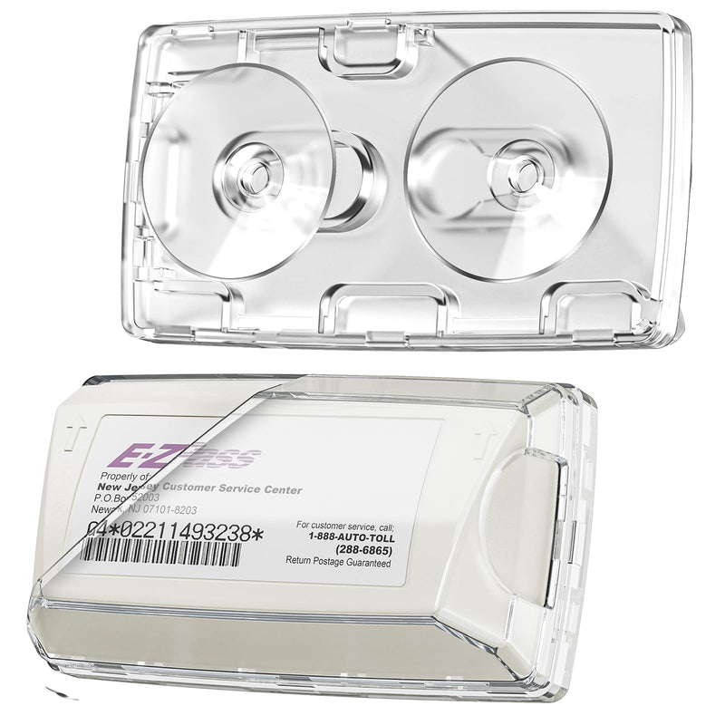 EZ Pass Holder for Windshield, Toll Pass Transponder Holder with Suction Cups for EZ Pass Mini/iPass 1 Pack