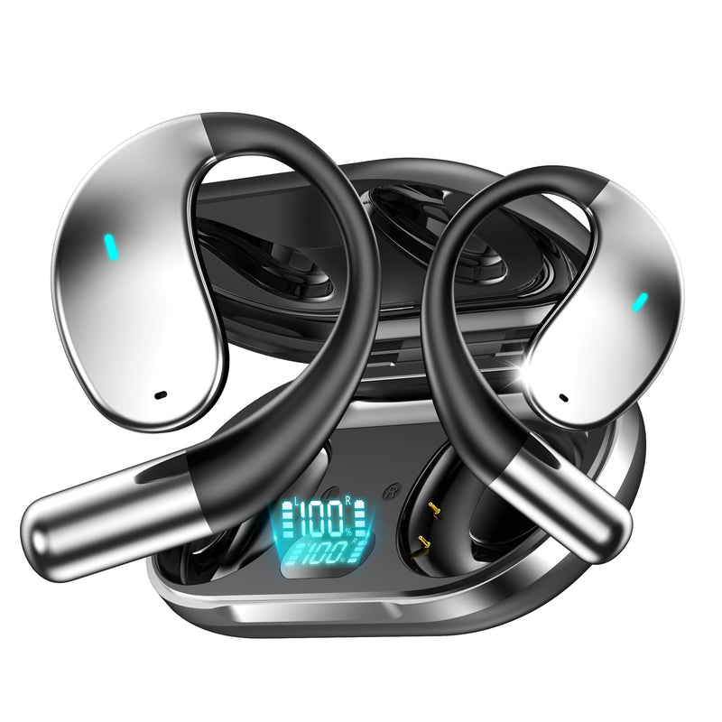 Translation Earbuds Real Time, 3-in-1 AI Language Translator Earbuds Headphones for 144 Languages & Accents, Support Offline Translation Wireless Bluetooth Earphones for Business Travel, Black