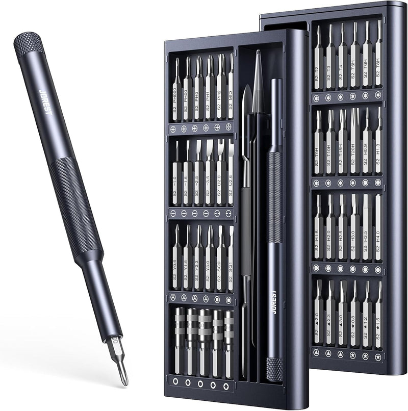  [AUSTRALIA] - JOREST 50 in 1 Precision Screwdriver Set with Security Torx, Magnetic Mini Repair kit for Macbook, Laptop, PS4, PS5, iphone, Nintendo Switch, Glasses, Watch, Toy, Stocking Stuffers Gifts for Men 50-in-1 S2