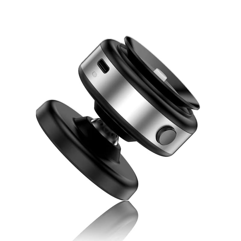 Boxgear 15W for MagSafe Wireless Charger Car Mount, 360° Adjustable N52 Magnetic Suction Phone Mount, Vacuum Phone Holder for Car Screen/Windshield/Smooth Surface, Compatible with iPhone (Style 1) Style 1