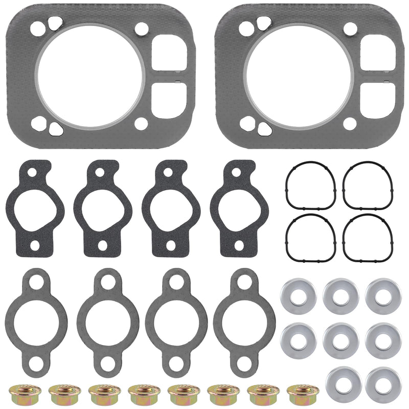 2 Set of Engine Cylinder Head Gasket Kit 32 841 02-S Compatible with Kohler 32-841-02-S Engine EKT740 EKT750 KT600 KT610 KT620 KT715 KT725 SV735 SV740 SV810 SV820 SV830 SV840 Lawn Mowers