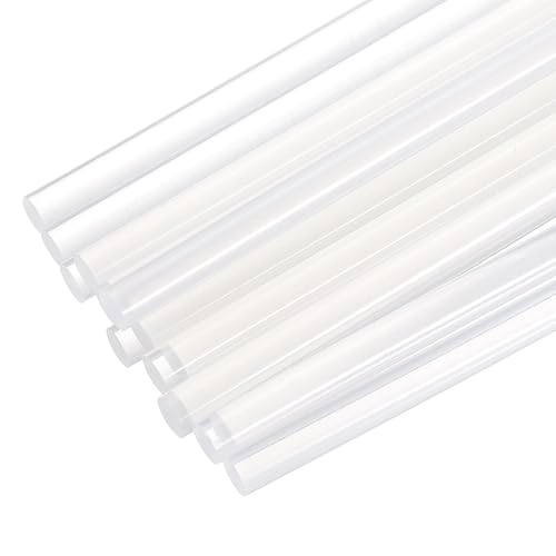 uxcell 32 Pcs Mini Hot Glue Sticks, 0.28" Dia x 5.91" Long EVA Glue Gun Sticks, White Clear Mini Hot Melt Glue Sticks for DIY Craft Sticky Projects 0.28" x 5.91"
