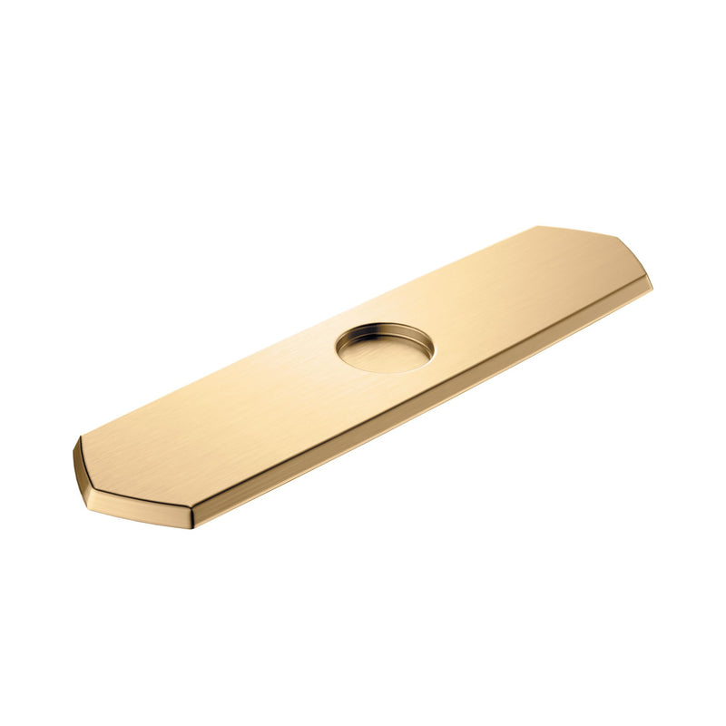 hansgrohe Locarno 11-inch Base Plate Transitional in Brushed Bronze, 04856140