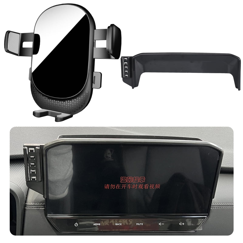 Car Phone Holder for Mitsubishi Outlander Accessories[Only for 2022-2024 Outlander & 2023-2025 Outlander PHEV 9-inch Screen][Verify Your Screen Size to Determine if it is Suitable][NO Fit 8″ Screen]