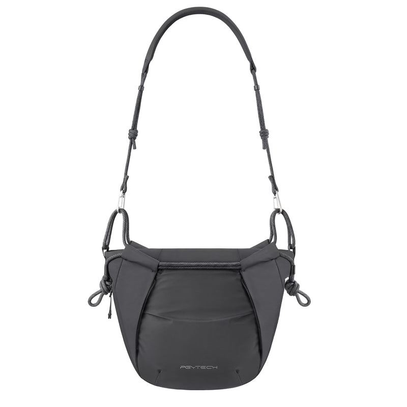 PGYTECH OneGo Rope Strap Camera Bag – Compact Camera Bag Camera Sling Bag | Black Multifunctional Shoulder Bag for Urban Photographers Compatible with Sony/Canon/Nikon/Mirrorless Cameras/Pocket4 Midnight