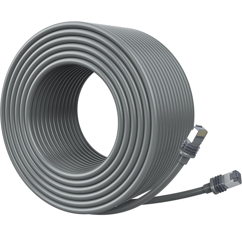 AOPOCKAN TECH Starlink Gen 3 Cable 100 ft, Starlink Standard Generation 3, Starlink Satellite V3 Waterproof Replacement Extension Cable Gray 100ft
