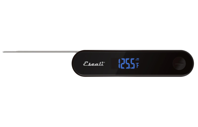 Escali Stelo Waterproof Folding Thermometer for Cooking Instant Read Rechargeable Meat Thermometer with Thermocouple Technology