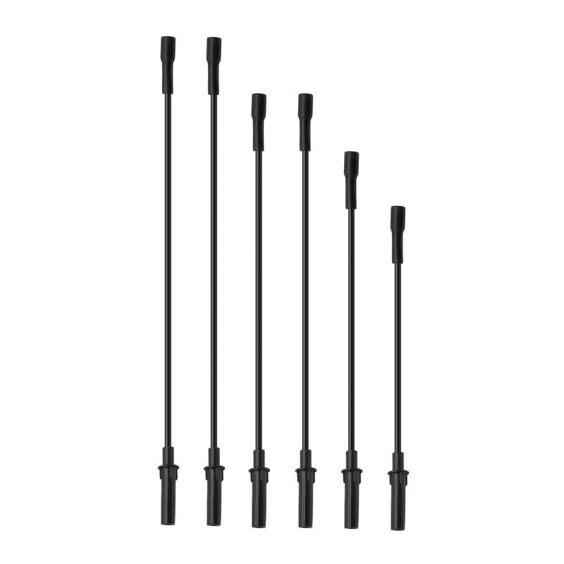 Ignition Spark Plug Wires Set of 6 Compatible with Dodge Grand Caravan Chrysler Town & Country 2001-2010 Grand Voyager Pacifica Volkswagen Routan Replace 5019593AA