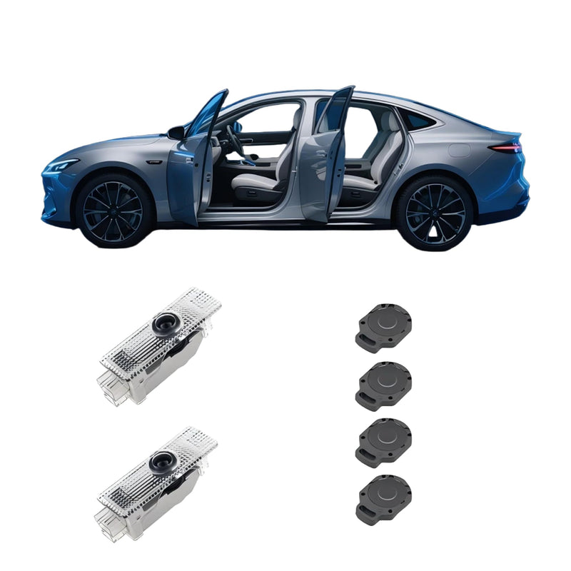 Never Fade LED Car Door Light Door Light Logo Welcome Logo Lights Accessories Compatible with 1/3/4/5/6/7/x1/x2/x3/x4/x5/x6/x7/M/328i/28i/530i/528i/e92(2PCS) 2PCS