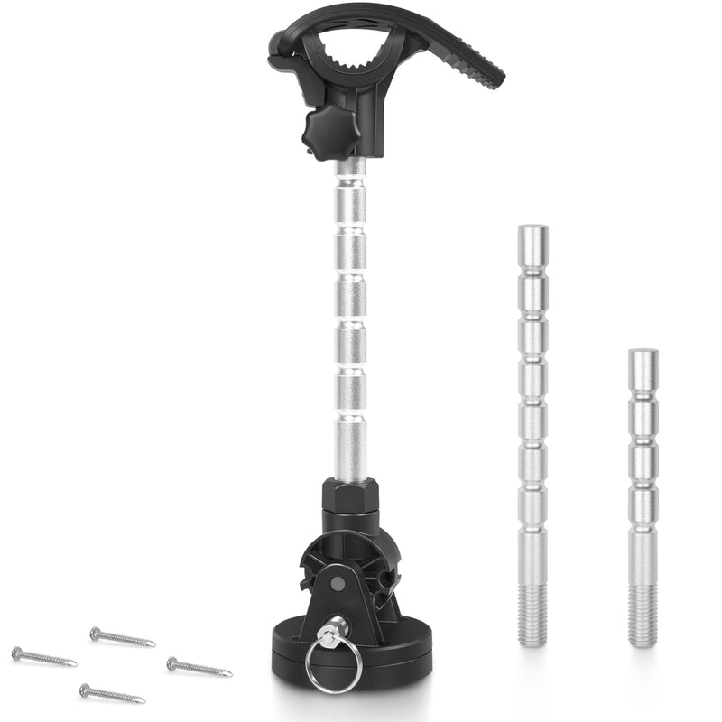 Trolling Motor Stabilizer Support Mount for Minn Kota Terrova/Ulterra/PowerDrive/Riptide, Garmin Force Kraken, MotorGuide Xi5/Xi3/Tour Pro - Shock Absorber, Reduce Bounce - Adjustable Aluminum Rod